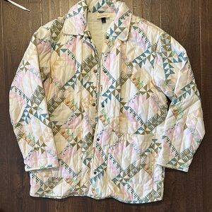 Universal Thread Geometric Patterned Jacket